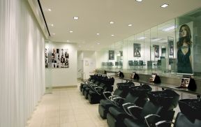 韩国美发店装修图 室内装饰图片