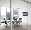 现代风格50平方米玻璃办公室装修