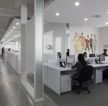 现代办公室布置走廊装修效果图片