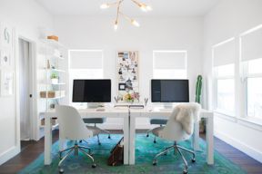50平方米办公室装修 室内设计现代简约风格