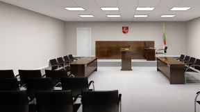 法院办公室装修效果图 室内设计 