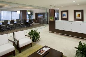 现代办公室布置效果图 室内设计现代简约风格