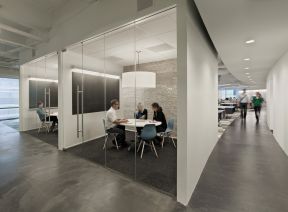 现代办公室装修效果 走廊装修效果图片
