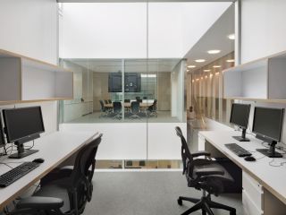 现代风格50平方米办公室装修效果图