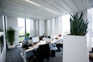 现代风格50平方米办公室装修效果