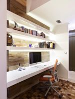 简单办公室室内书柜设计