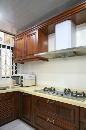 小型厨房 中式简约风格装修效果图片