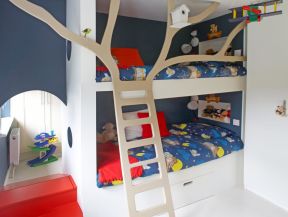 小卧室高低床 小户型室内装修效果图片