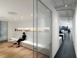 现代办公室装修设计风格背景墙装修