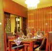 小餐厅新中式家具元素装修效果图片