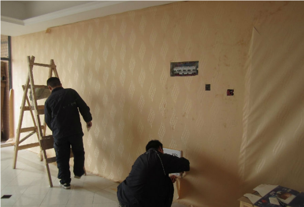 无缝墙布铺贴自己来 学会铺贴连人工费都省了