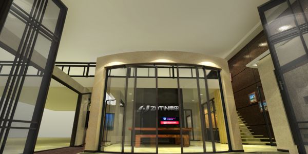 早田五金展厅中式风格200㎡设计方案