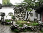 中式园林景观元素花园装修效果图