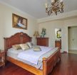 古典欧式卧室木床装修效果图片