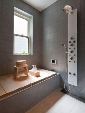 小户型日式 卫生间浴室装修图