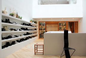 时尚鞋店门面现代室内装修设计图片