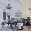简约地中海风格小户型客厅设计效果图片