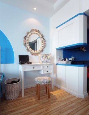20平米小户型卧室 简约地中海风格