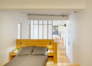 日式风格20平米小户型卧室装修效果图片