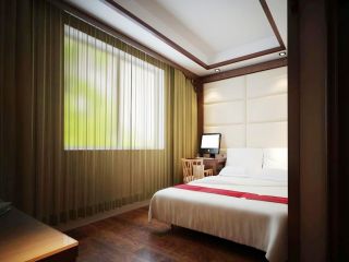 室内装饰设计简单宾馆窗帘装修效果图