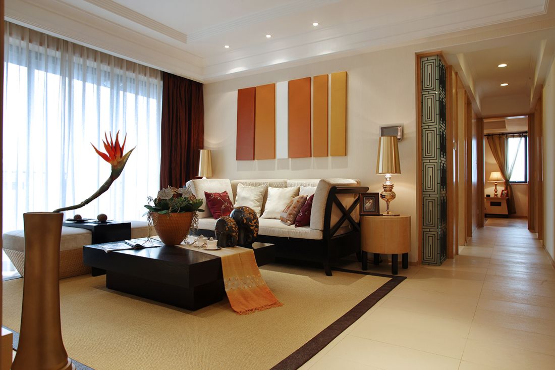5万东南亚风格简约室内装修设计图
