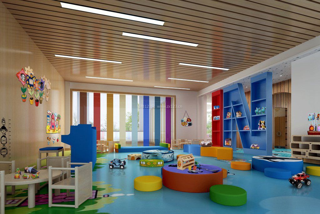 室内高档幼儿园装修设计效果图