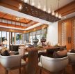 5万东南亚风格客餐厅装修效果图
