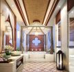 5万东南亚风格度假别墅浴室设计实景图