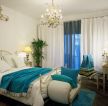 地中海风格家庭简约卧室吊灯装修效果图
