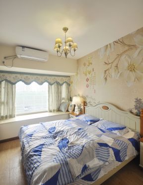 地中海风格家庭 卧室装饰效果图