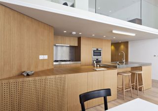 2023现代简约两室两厅开放式厨房图片