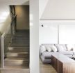 混搭风格设计小户型别墅客厅楼梯修效果图片