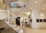 现代装修风格小户型跃层客厅楼梯图片