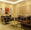 美容医院休闲区欧式沙发装修效果图片