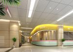 现代风格医院大厅走廊装修效果图片