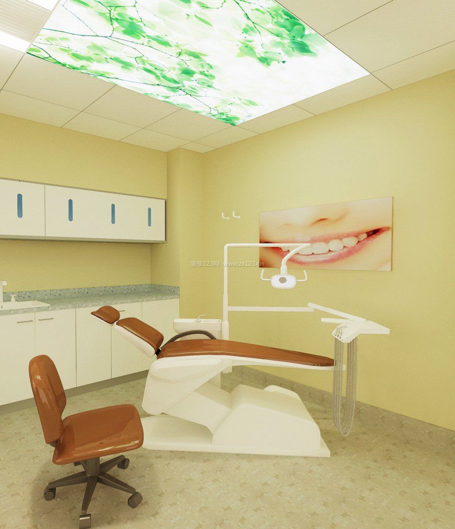 牙科诊所门面医院内部装修效果图片