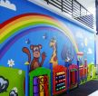 幼儿园外墙墙体彩绘设计效果图片
