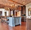 大型别墅设计整体厨房风格装修效果图片