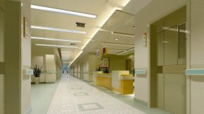 现代医院装修效果图集锦 走廊吊顶装修效果图