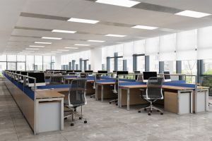 郑州办公室装修设计中办公桌摆放方位分析