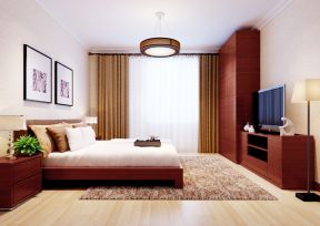 中式建筑设计元素 简单卧室装修效果图