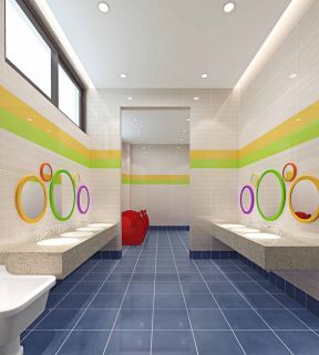 幼儿园卫生间设计图 幼儿园装饰效果图片