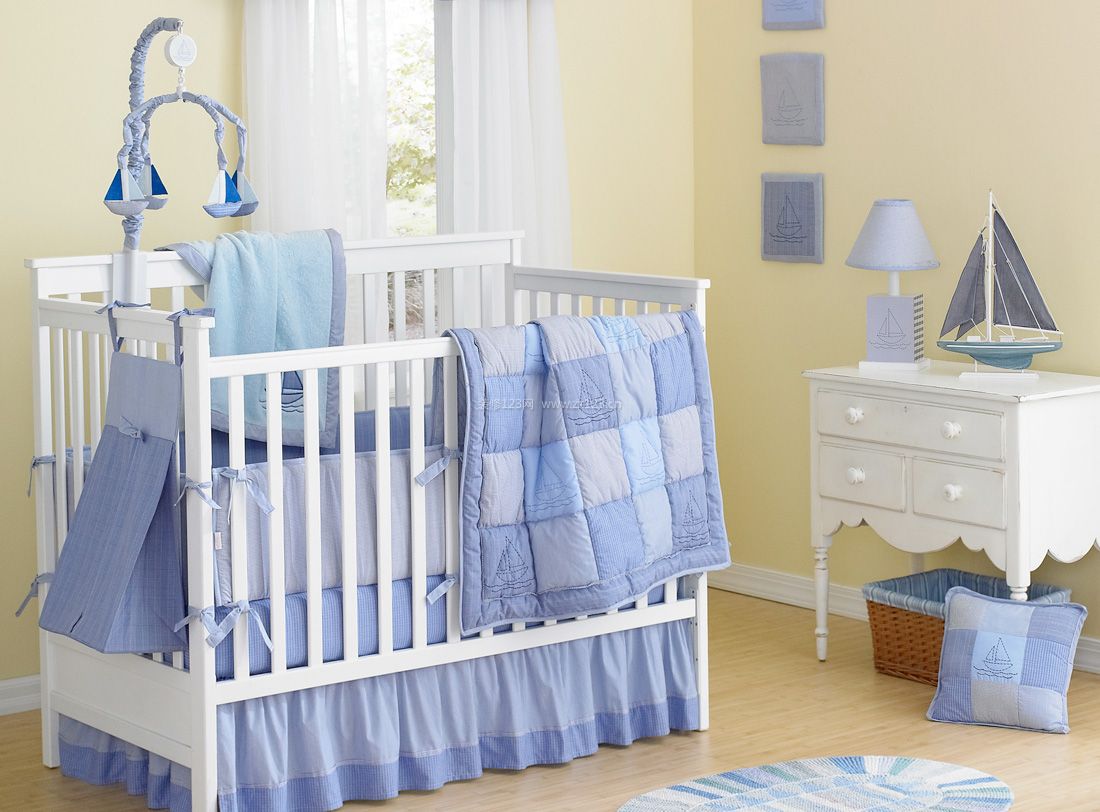 简单欧式室内婴儿房装饰设计效果图