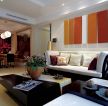 东南亚风格客厅沙发背景墙装饰装修效果图