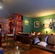 温馨咖啡厅装修照片墙效果图