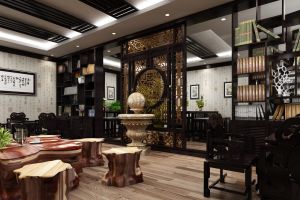 新中式风格茶楼设计