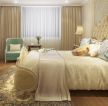 欧式古典卧室风格双人床装修效果图片
