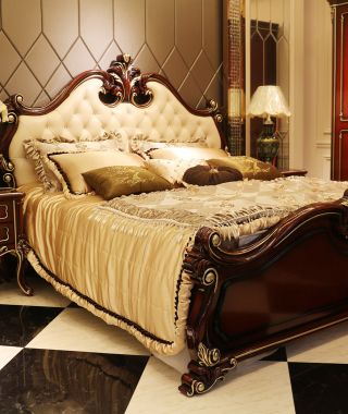 古典卧室风格小户型装修效果图片