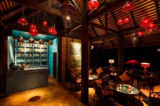 中式复古风格酒吧设计装修效果图