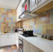 田园室内厨房墙面瓷砖装修效果图片